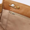CHANEL Matelasse Chain Shoulder Bag Lamb Skin Beige Gold CC Auth bs36177-22