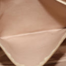 CHANEL Matelasse Chain Shoulder Bag Lamb Skin Beige Gold CC Auth bs36177-23