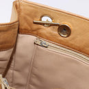 CHANEL Matelasse Chain Shoulder Bag Lamb Skin Beige Gold CC Auth bs36177-24