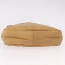CHANEL Matelasse Chain Shoulder Bag Lamb Skin Beige Gold CC Auth bs36177-5