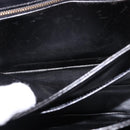 CELINE Shoulder Bag Leather Black Gold Auth bs36178A-21