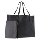 GIVENCHY Tote Bag Leather Black Gold Auth bs36179A-1