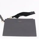 GIVENCHY Tote Bag Leather Black Gold Auth bs36179A-21