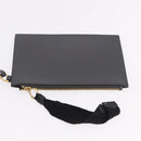 GIVENCHY Tote Bag Leather Black Gold Auth bs36179A-22