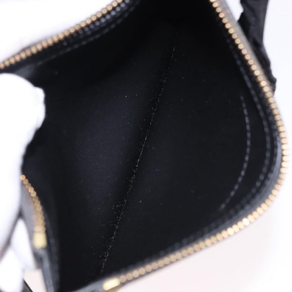 GIVENCHY Tote Bag Leather Black Gold Auth bs36179A
