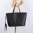 GIVENCHY Tote Bag Leather Black Gold Auth bs36179A-24