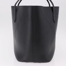 GIVENCHY Tote Bag Leather Black Gold Auth bs36179A-4