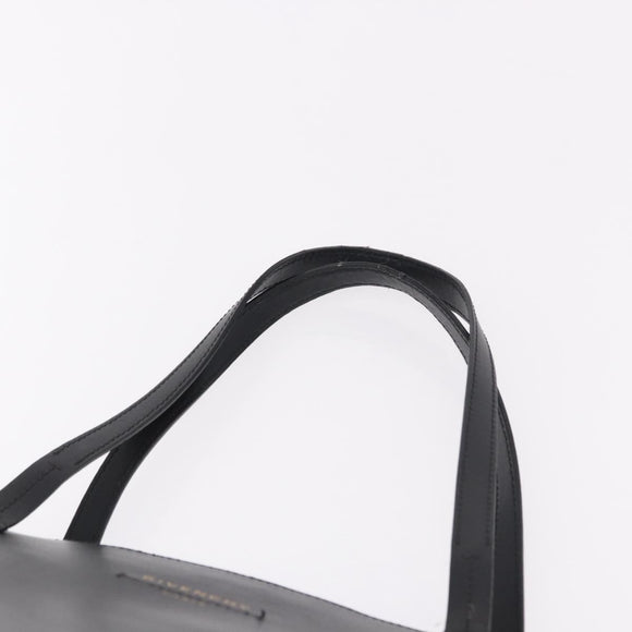 GIVENCHY Tote Bag Leather Black Gold Auth bs36179A