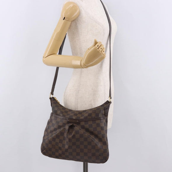 LOUIS VUITTON Damier Ebene Bloomsbury PM Shoulder Bag N42251 LV Auth bs36182