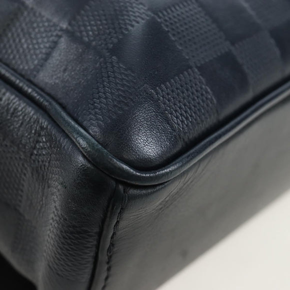 LOUIS VUITTON Damier Infini District PM Shoulder Bag Onyx N41033 Auth bs36184