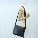 LOUIS VUITTON Damier Infini District PM Shoulder Bag Onyx N41033 Auth bs36184-25
