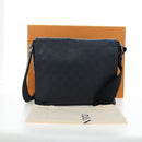 LOUIS VUITTON Damier Infini District PM Shoulder Bag Onyx N41033 Auth bs36184-26