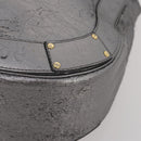 Chloe Hand Bag Leather 2 Set Silver Gray Auth bs36185-16
