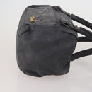 Chloe Hand Bag Leather 2 Set Silver Gray Auth bs36185-4