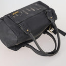 Chloe Hand Bag Leather 2 Set Silver Gray Auth bs36185-5