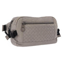 BOTTEGA VENETA INTRECCIATO Waist Bag Leather Gray Auth bs36187-1