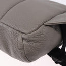 BOTTEGA VENETA INTRECCIATO Waist Bag Leather Gray Auth bs36187-16