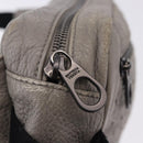 BOTTEGA VENETA INTRECCIATO Waist Bag Leather Gray Auth bs36187-10