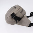 BOTTEGA VENETA INTRECCIATO Waist Bag Leather Gray Auth bs36187-3