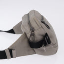 BOTTEGA VENETA INTRECCIATO Waist Bag Leather Gray Auth bs36187-4