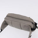BOTTEGA VENETA INTRECCIATO Waist Bag Leather Gray Auth bs36187-6