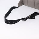 BOTTEGA VENETA INTRECCIATO Waist Bag Leather Gray Auth bs36187-7