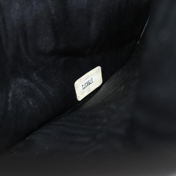 CHANEL COCO Mark Long Wallet Leather Black CC Auth bs36189