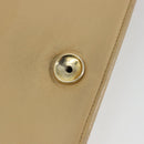 CHANEL Matelasse Chain Shoulder Bag Lamb Skin Beige Gold CC Auth bs36192-16