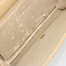 CHANEL Matelasse Chain Shoulder Bag Lamb Skin Beige Gold CC Auth bs36192-19