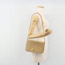 CHANEL Matelasse Chain Shoulder Bag Lamb Skin Beige Gold CC Auth bs36192-26