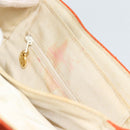 CHANEL Matelasse Backpack Caviar Skin Orange Gold CC Auth bs36193-22