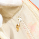 CHANEL Matelasse Backpack Caviar Skin Orange Gold CC Auth bs36193-23