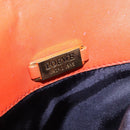 LOEWE Anagram Waist bag Leather Orange Gold Auth bs36195A-18