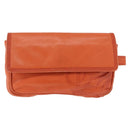 LOEWE Anagram Waist bag Leather Orange Gold Auth bs36195A-13