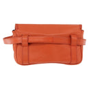LOEWE Anagram Waist bag Leather Orange Gold Auth bs36195A-2