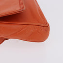 LOEWE Anagram Waist bag Leather Orange Gold Auth bs36195A-5