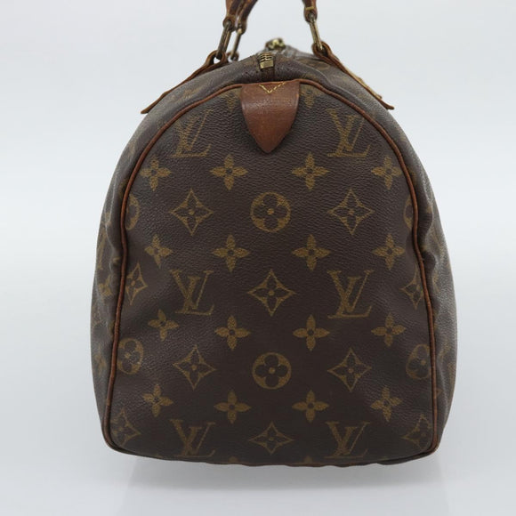 LOUIS VUITTON Monogram Speedy 30 Hand Bag M41526 LV Auth bs36196