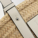 LOEWE Tote Bag Raffia Beige Auth bs36197M-17