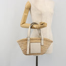 LOEWE Tote Bag Raffia Beige Auth bs36197M-22