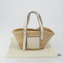 LOEWE Tote Bag Raffia Beige Auth bs36197M-12