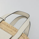 LOEWE Tote Bag Raffia Beige Auth bs36197M-8