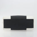 LOEWE Hand Bag Leather PVC White Black Auth bs36198A-5