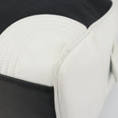 LOEWE Hand Bag Leather PVC White Black Auth bs36198A-15
