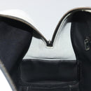 LOEWE Hand Bag Leather PVC White Black Auth bs36198A-20