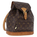 LOUIS VUITTON Monogram Montsouris MM Backpack M51136 LV Auth bs36199-1