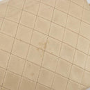 CHANEL Matelasse Chain Shoulder Bag Lamb Skin Beige Gold CC Auth bs36200-8