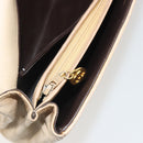 CHANEL Matelasse Chain Shoulder Bag Lamb Skin Beige Gold CC Auth bs36200-26