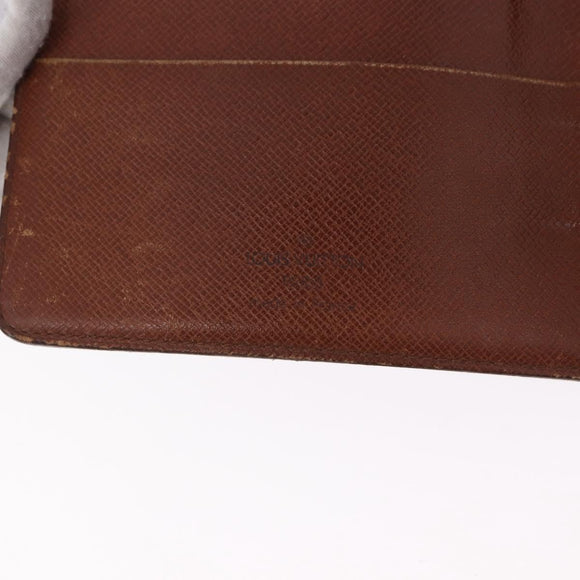 LOUIS VUITTON Monogram Agenda MM Day Planner Cover R20105 LV Auth bs36202