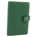LOUIS VUITTON Epi Agenda PM Day Planner Cover Green R20054 LV Auth bs36203-1