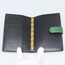 LOUIS VUITTON Epi Agenda PM Day Planner Cover Green R20054 LV Auth bs36203-8